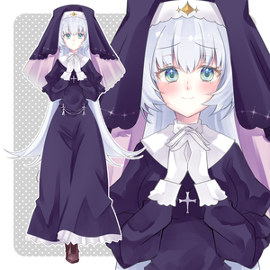 【無料】立ち絵　シスター