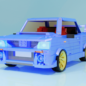 Block Car ブロックカー　ラリータイプ　stl.fbx