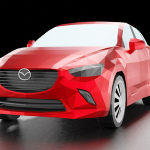 [無料]CX3 ローポリモデル　FBX