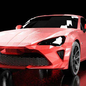 86　ローポリモデル　FBX