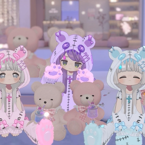 無料あり！【まめふれんず対応】病みかわ着ぐるみくま🐻【MA対応、VRChat想定】 缩略图 12