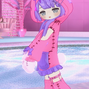 無料あり！【まめふれんず対応】病みかわ着ぐるみくま🐻【MA対応、VRChat想定】 缩略图 20