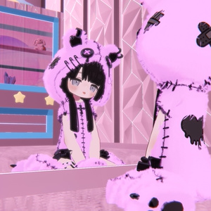 無料あり！【まめふれんず対応】病みかわ着ぐるみくま🐻【MA対応、VRChat想定】 缩略图 14