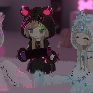 無料あり！【まめふれんず対応】病みかわ着ぐるみくま🐻【MA対応、VRChat想定】 缩略图 27