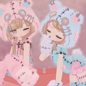 無料あり！【まめふれんず対応】病みかわ着ぐるみくま🐻【MA対応、VRChat想定】 缩略图 9