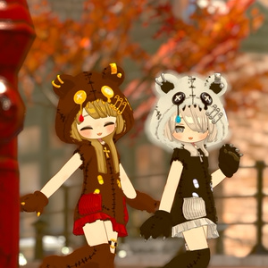 無料あり！【まめふれんず対応】病みかわ着ぐるみくま🐻【MA対応、VRChat想定】 缩略图 11