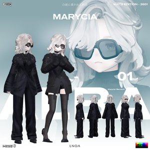 【3D衣装・MA対応】ALBA SUIT｜モードスーツ VRChat衣装【Lapwing/ルミナ/マリシア/ルルネ/ラシューシャ/森羅対応】 缩略图 6