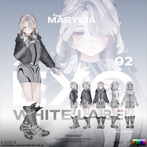 【3D衣装・MA対応】EXO MOTION SUIT｜テック系アクティブウェア VRChat衣装【ルミナ/Lapwing/マリシア/ラシューシャ/森羅】 缩略图 17