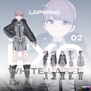 【3D衣装・MA対応】EXO MOTION SUIT｜テック系アクティブウェア VRChat衣装【ルミナ/Lapwing/マリシア/ラシューシャ/森羅】 缩略图 16