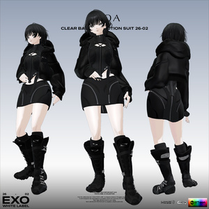 【3D衣装・MA対応】EXO MOTION SUIT｜テック系アクティブウェア VRChat衣装【ルミナ/Lapwing/マリシア/ラシューシャ/森羅】 缩略图 3