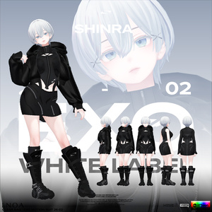 【3D衣装・MA対応】EXO MOTION SUIT｜テック系アクティブウェア VRChat衣装【ルミナ/Lapwing/マリシア/ラシューシャ/森羅】 缩略图 14