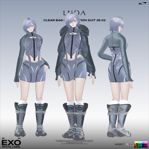 【3D衣装・MA対応】EXO MOTION SUIT｜テック系アクティブウェア VRChat衣装【ルミナ/Lapwing/マリシア/ラシューシャ/森羅】 缩略图 5