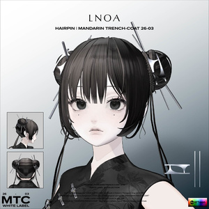 Kanzashi (かんざし) | HAIRPIN 26-03【全アバター対応・VRChat想定】LNOA WHITE LABEL 26 COLLECTION