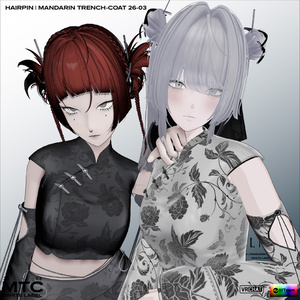 MANDARIN TRENCH-COAT 26-03【3アバター対応・VRChat想定】LNOA WHITE LABEL 26 COLLECTION 缩略图 23