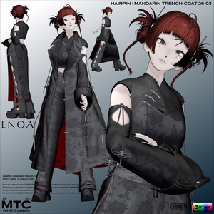 MANDARIN TRENCH-COAT 26-03【3アバター対応・VRChat想定】LNOA WHITE LABEL 26 COLLECTION 缩略图 10