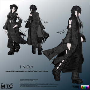MANDARIN TRENCH-COAT 26-03【3アバター対応・VRChat想定】LNOA WHITE LABEL 26 COLLECTION 缩略图 13