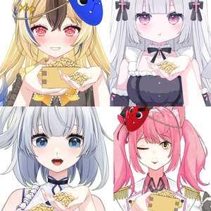 【Vtuber素材】豆を持った素材 −高画質＋商用利用権−
