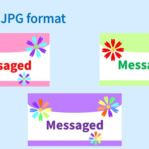 Messaged Stamp – 3 Colors (PNG/JPG)