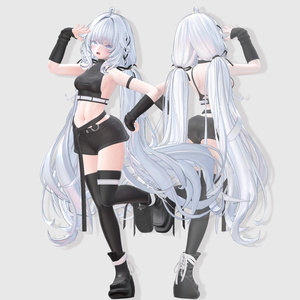 ♡ｐ♡ｐ♡ｐ♡さん専用 5アバター対応】 P♡P.Hair 07 【VRChat用ヘアモデル】 - P♡P.Hair