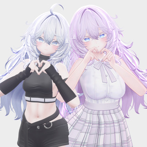 【20アバター対応 VRC Hair】 ボサボサロングヘア 缩略图 10