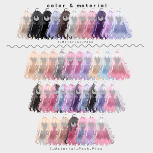 【20アバター対応 VRC Hair】 ボサボサロングヘア 缩略图 15