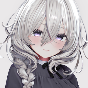 【18アバター対応 VRC Hair】 サイド三つ編み
