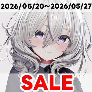 【VRC Hair】 サイド三つ編み