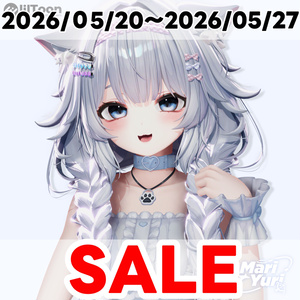 【17アバ ター対応 VRC Hair】Nya nya nya