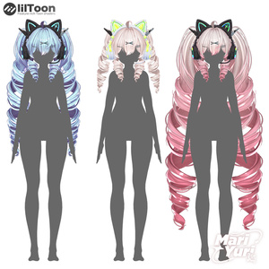 【14アバター対応 VRC Hair】Twinkle☆Cat 缩略图 20