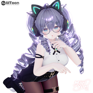 【14アバター対応 VRC Hair】Twinkle☆Cat 缩略图 3