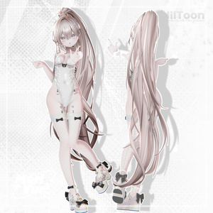 【16アバター対応 VRC Hair】 MYPonytail 缩略图 7