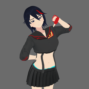 [VROID] Kamui Senketsu Costume 鮮血 せんけつ