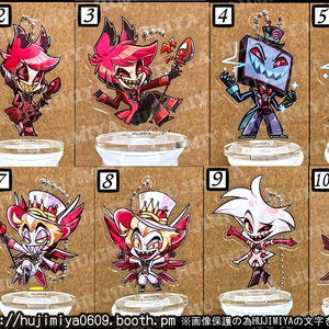 HAZBIN HOTEL]アラスター アクリルキーホルダー - dee - BOOTH