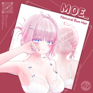 Natural BUN HAIR v1🦡【6アバター対応】 缩略图 3