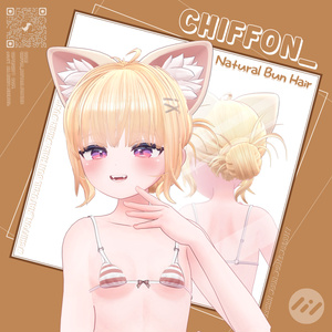 Natural BUN HAIR v1🦡【6アバター対応】 缩略图 6