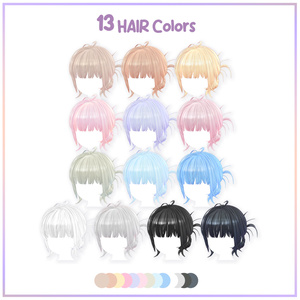 Natural BUN HAIR v1🦡【6アバター対応】 缩略图 11