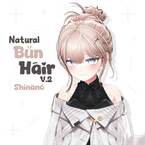 Natural Bun Hair [v2]🦡【10アバター対応】 缩略图 5