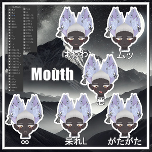 【豺狼対応】Sairou Face Shapekey+【FaceTracking】 缩略图 8