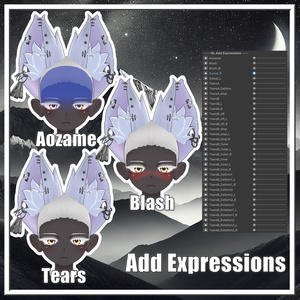 【豺狼対応】Sairou Face Shapekey+【FaceTracking】 缩略图 9