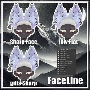 【豺狼対応】Sairou Face Shapekey+【FaceTracking】 缩略图 3