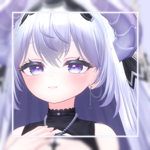【7アバター対応】cross chain earrings 缩略图 2