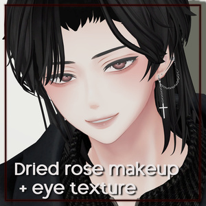 Dried rose makeup + eye texture