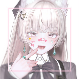 【7アバター対応】 Face StickerBand 🐇 缩略图 3