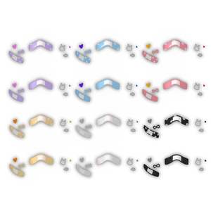 【7アバター対応】 Face StickerBand 🐇 缩略图 2