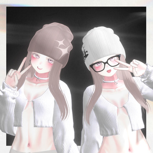⚡Y_Beanie Hair [set]⚡ 缩略图 25