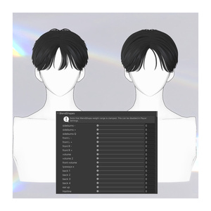 【4Avatars】 See-through Dandy hair 缩略图 4