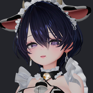 【VRChat想定】牛乳瓶イヤリング 缩略图 5