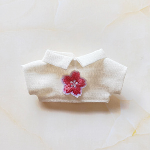 ぬい服 さくらワッペン柄