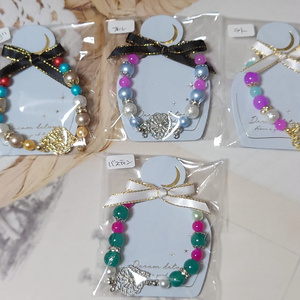 高品質リビアングラス入り♡トルマリン＆ルチルデザインブレス 高品質リビアングラス入り♡トルマリン＆ルチルデザインブレス