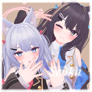 【無料】【2アバター対応】ふんわり猫アイテクスチャ 缩略图 3